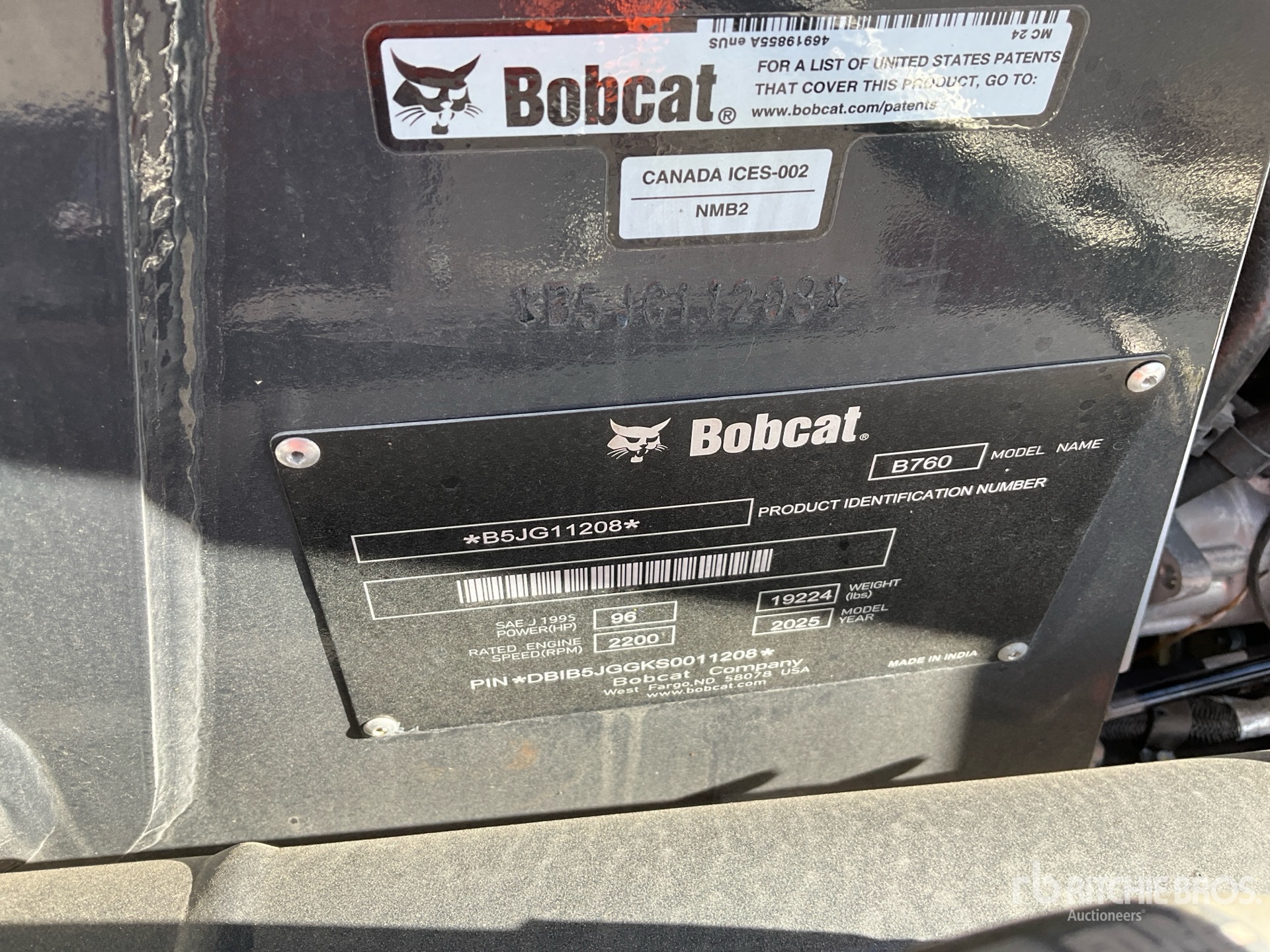 2025 Bobcat B760