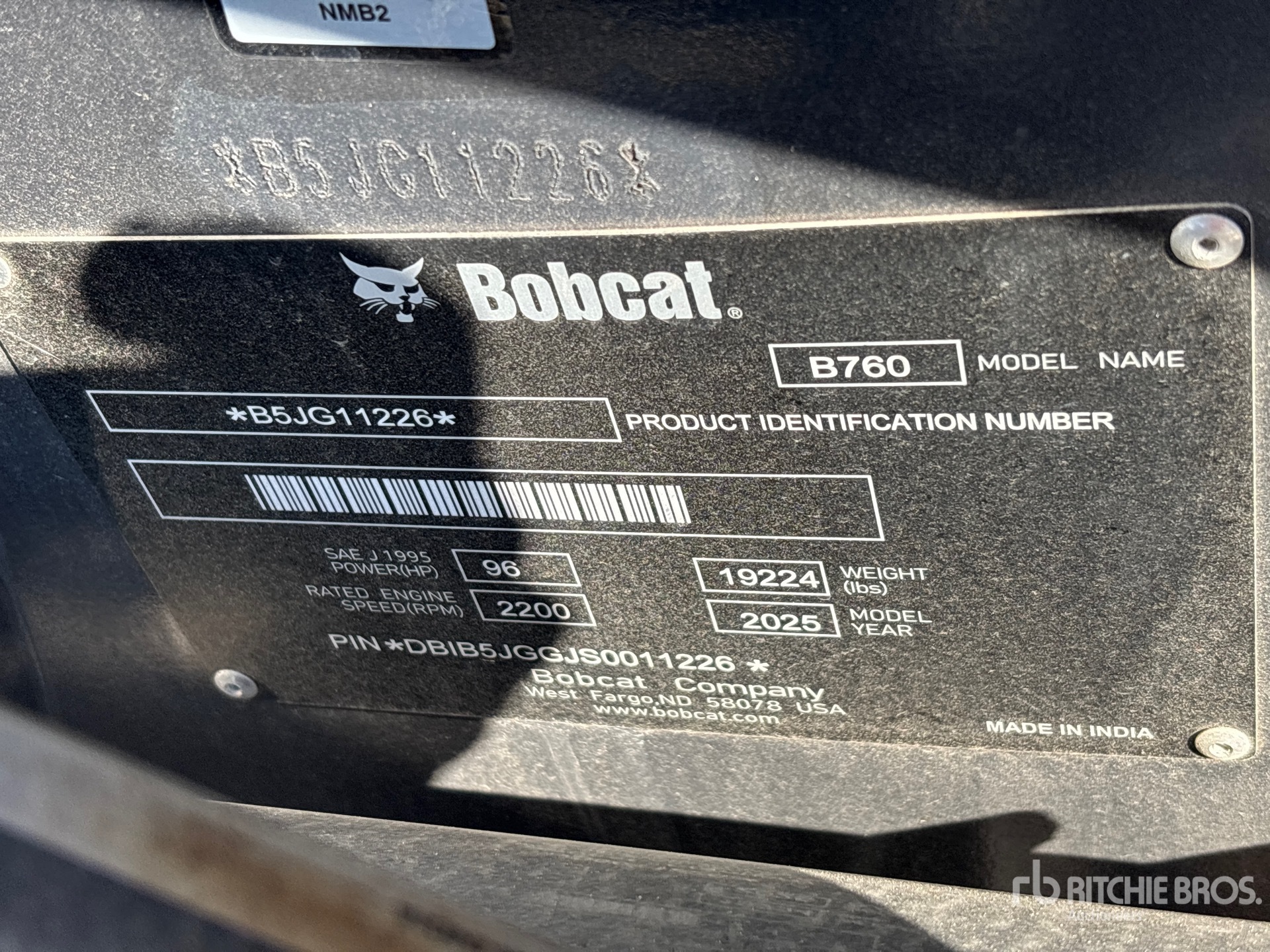 2025 Bobcat B760