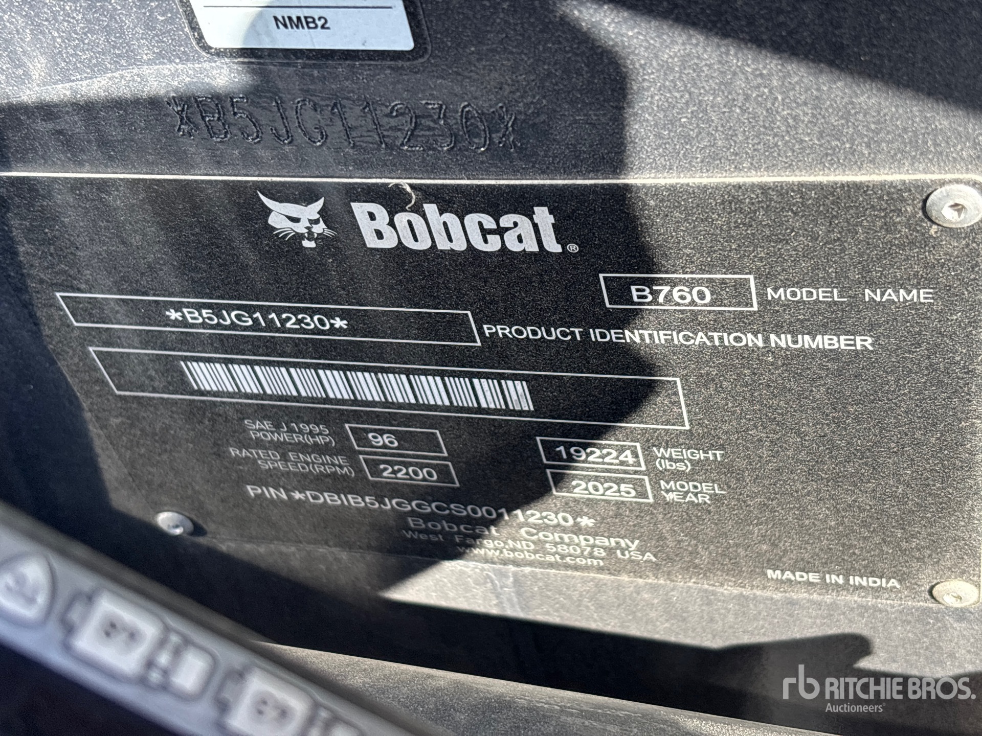 2025 Bobcat B760