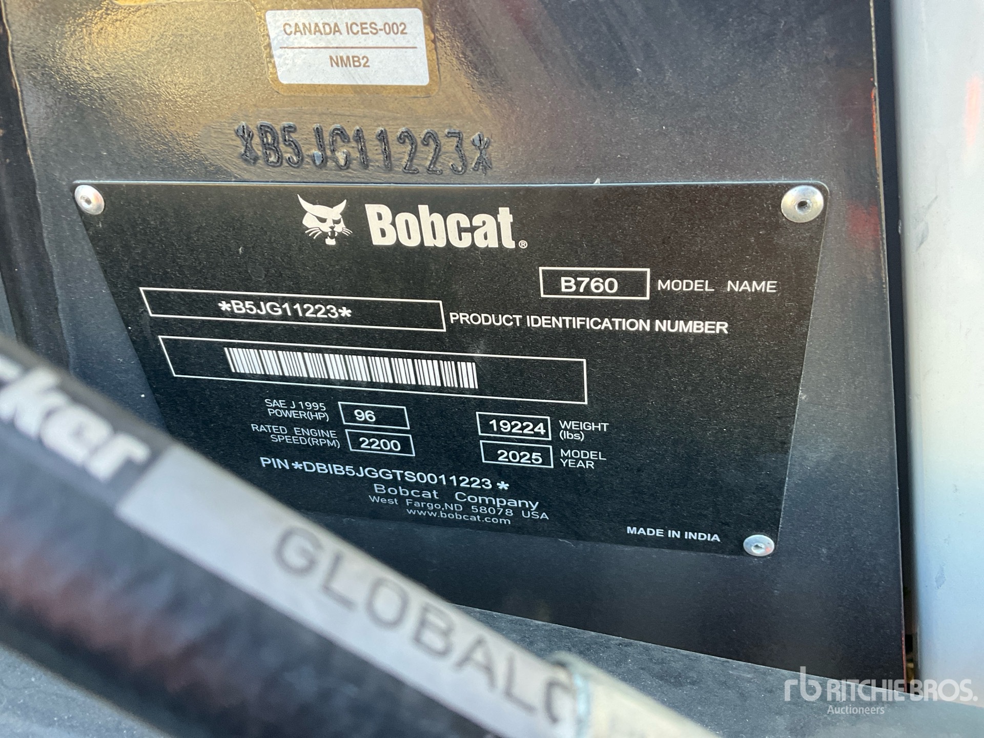 2025 Bobcat B760