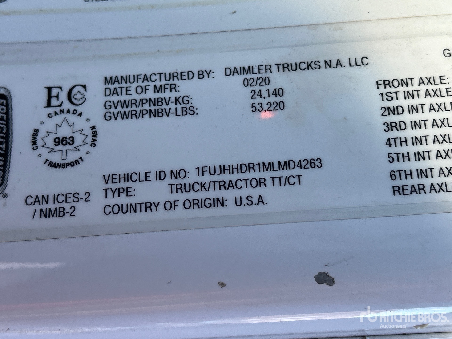 2021 Freightliner CASCADIA 126