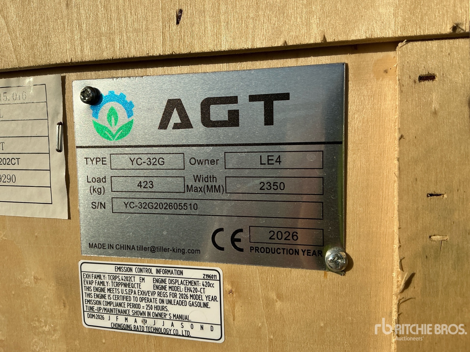 2026 AGT YC-32G