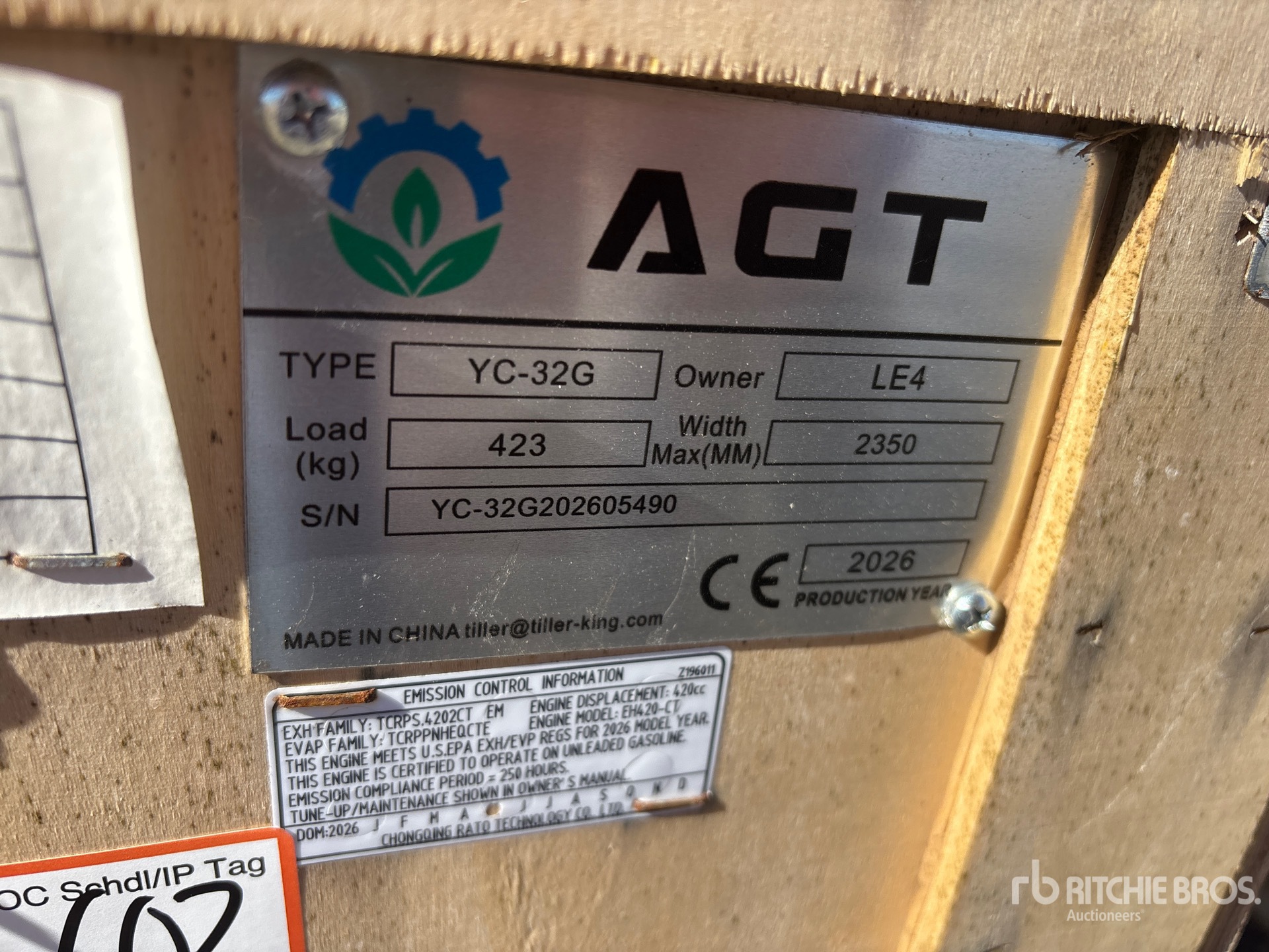 2026 AGT YC32-G
