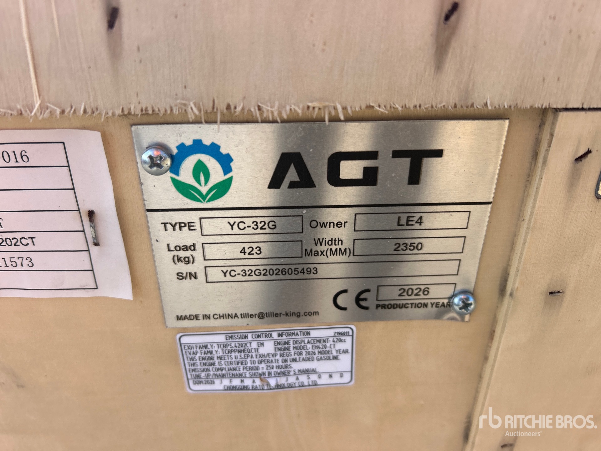 2026 AGT YC32-G