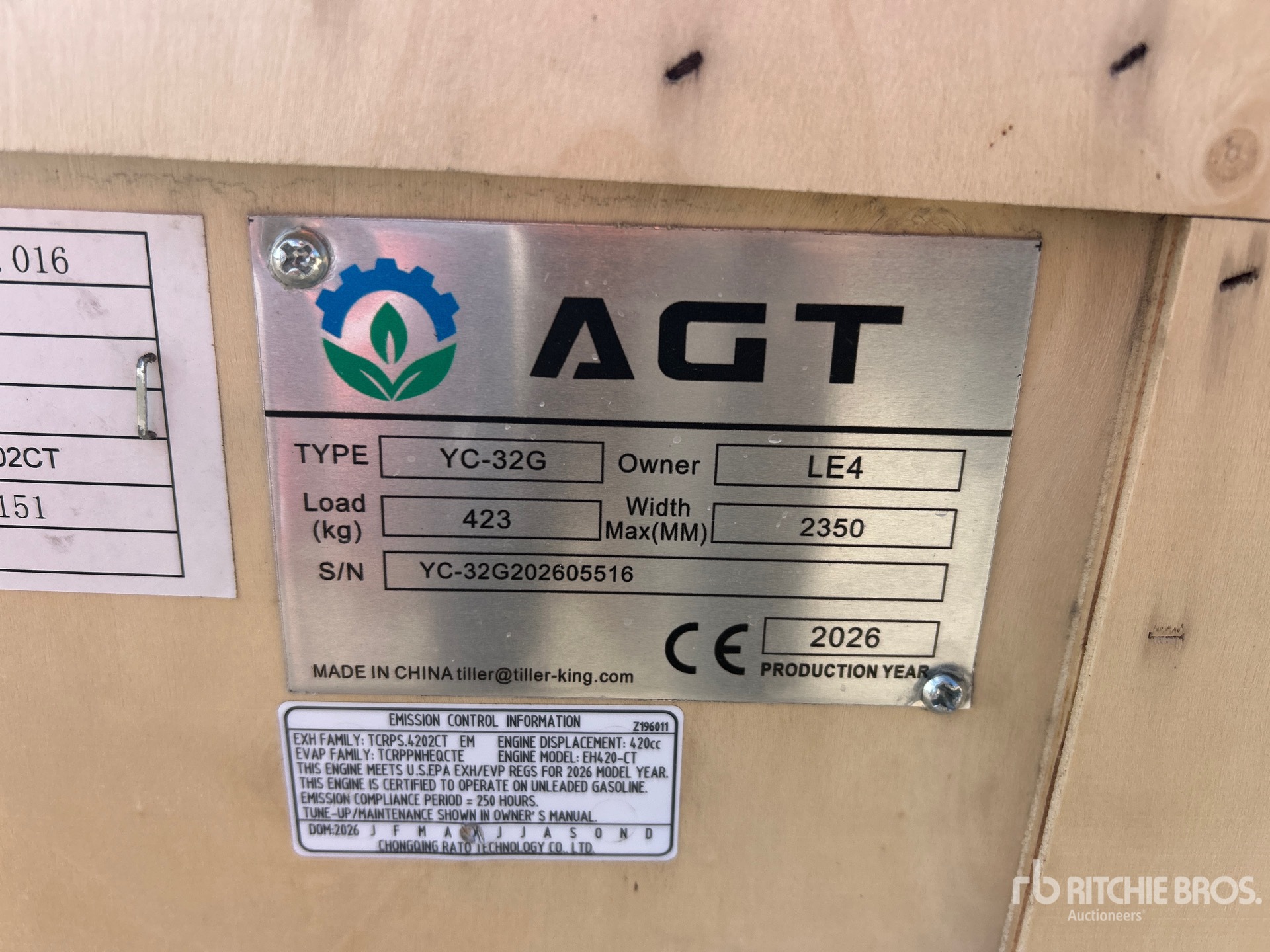 2026 AGT YC32-G