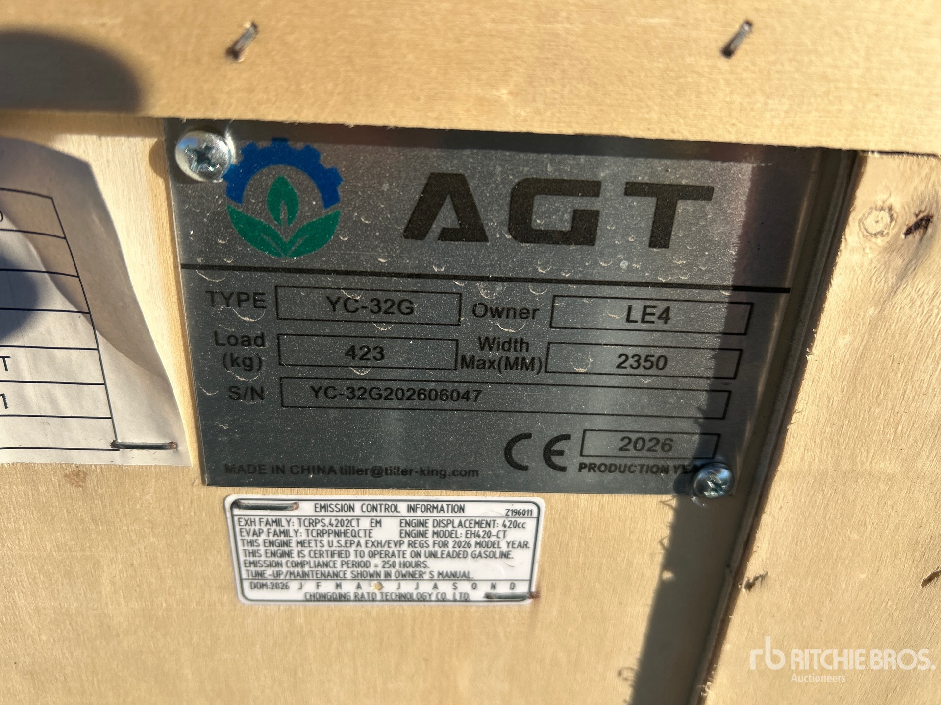2026 AGT YC32-G
