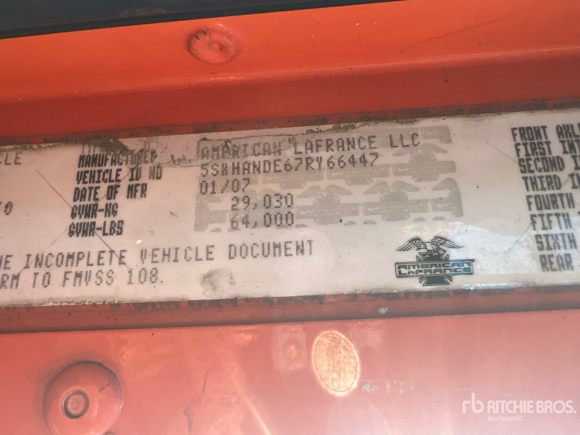 2007 American Lafrance CONDOR
