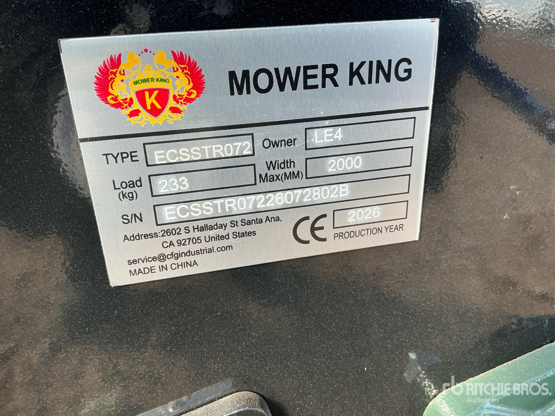 2026 Mower King ECSSTR072
