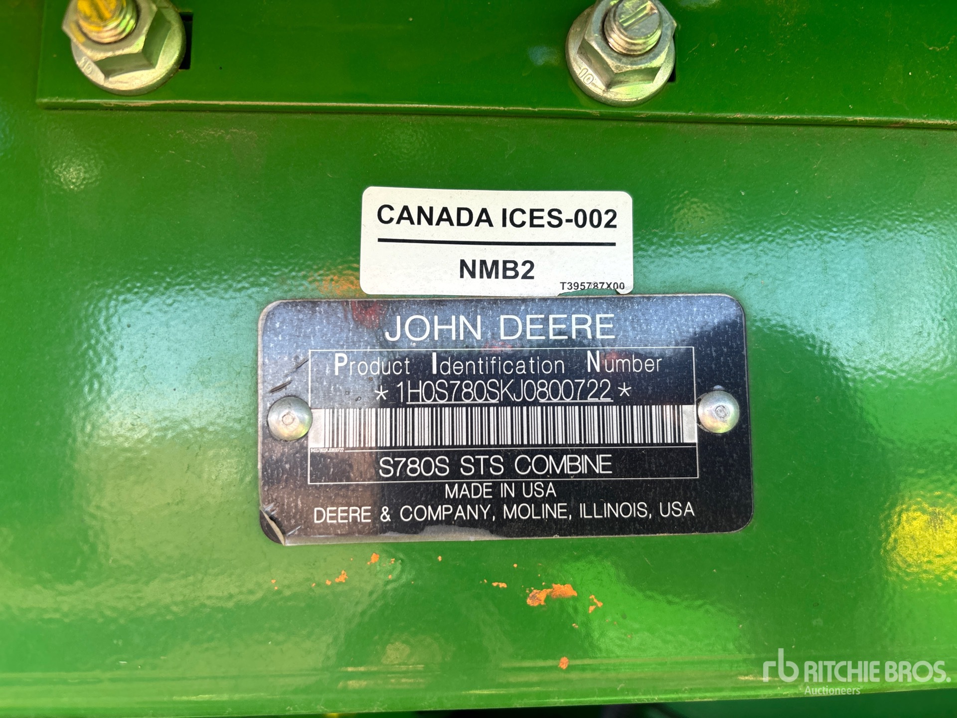 2018 John Deere S780