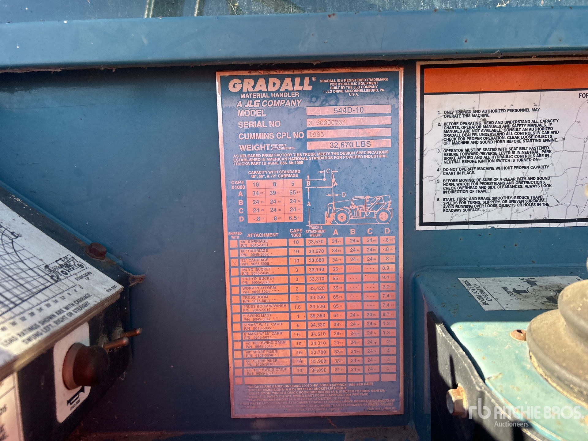 2002 Gradall 544D10