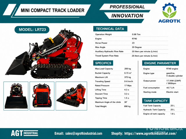 2026 AGT LRT23 Compact Track Loader