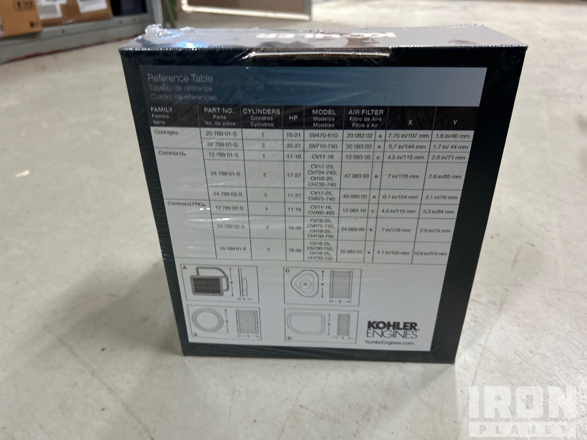 Kohler 18-30 HP MAINTENANCE KIT (UNUSED)