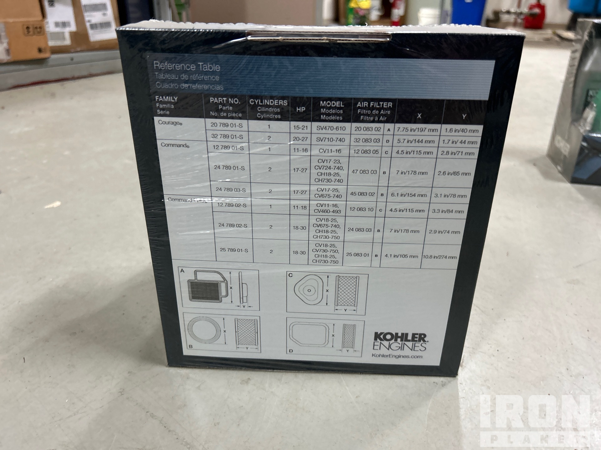 Kohler 18-30 HP MAINTENANCE KIT (UNUSED)