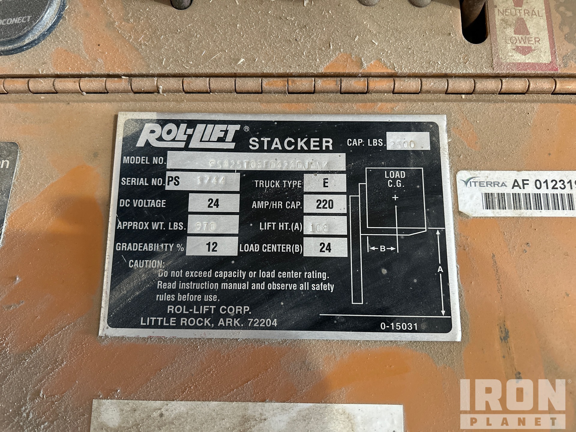 Rol-Lift 2500 LB ELECTRIC