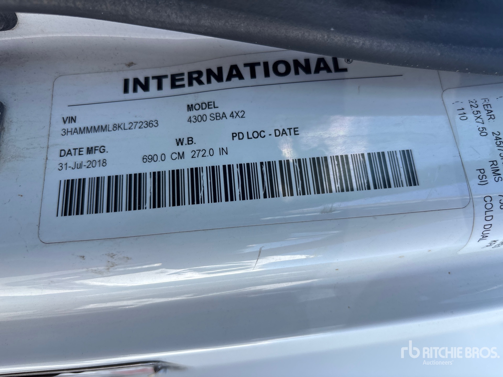 2019 International 4300