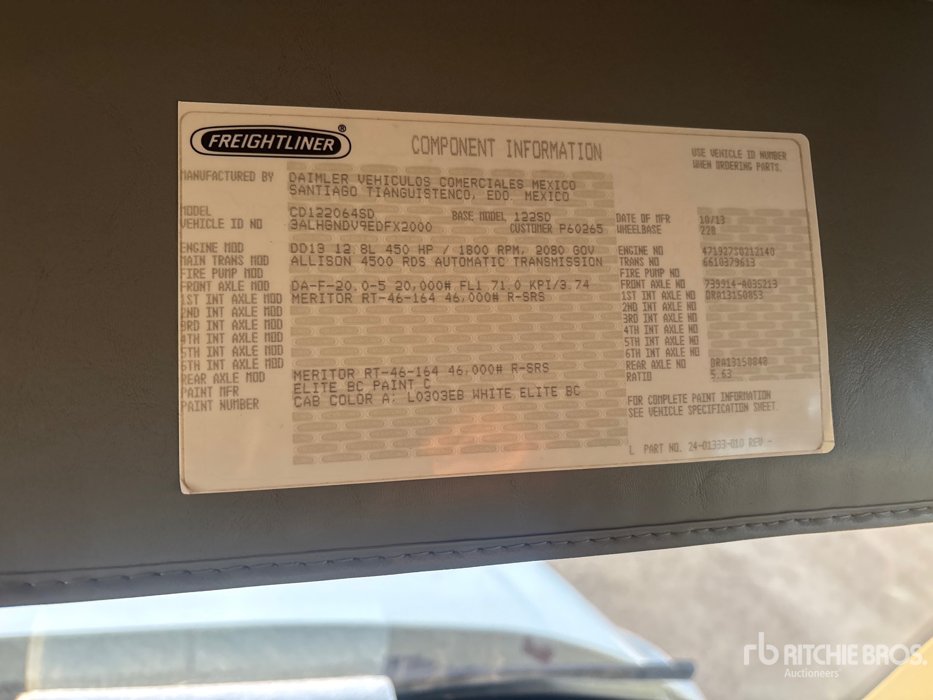 2014 Freightliner CORONADO 122