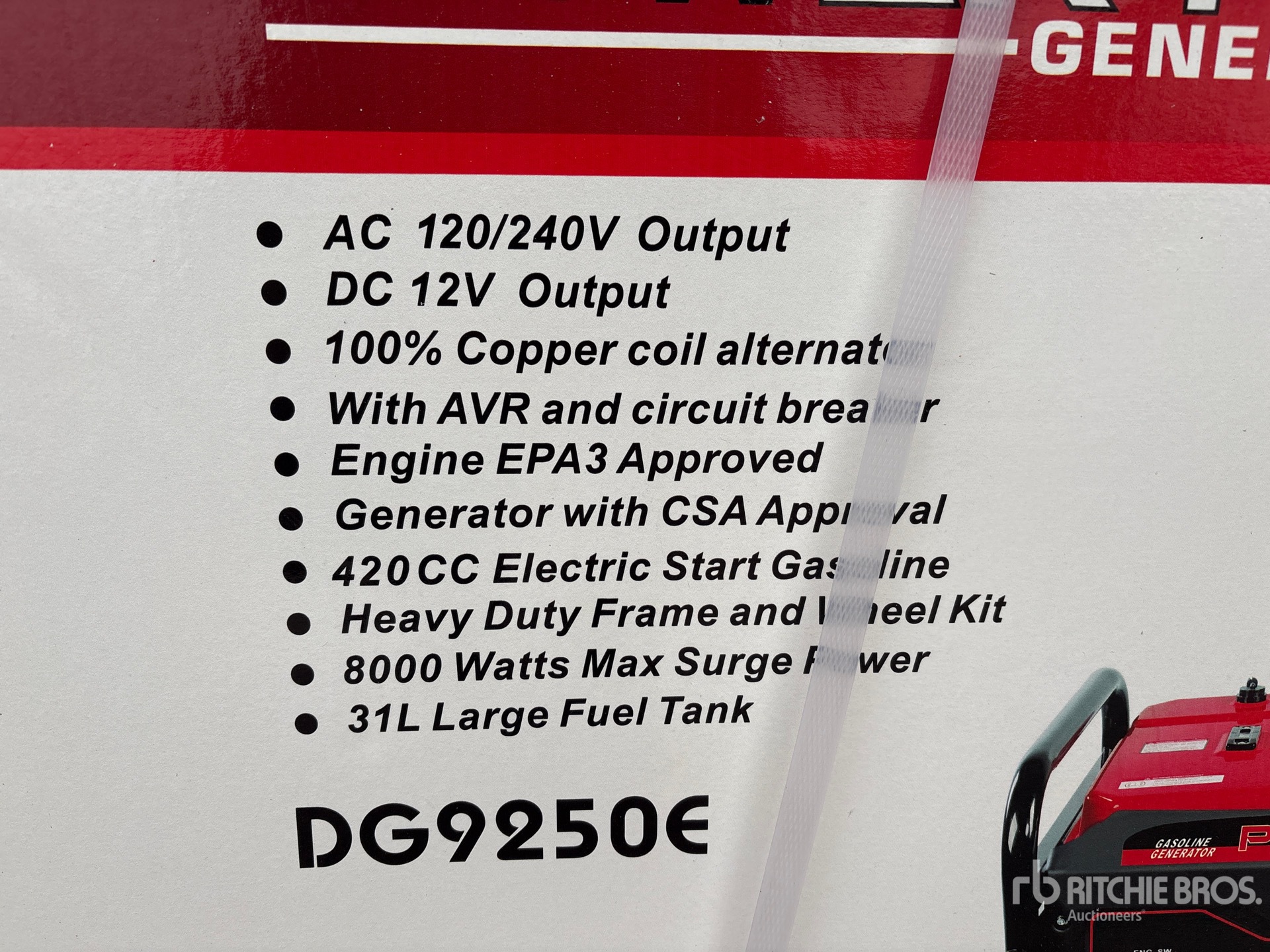 2026 Powertek DG9250E