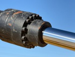 Hydraulics with Vérin de godet