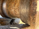 Undercarriage with Left Track Rollers