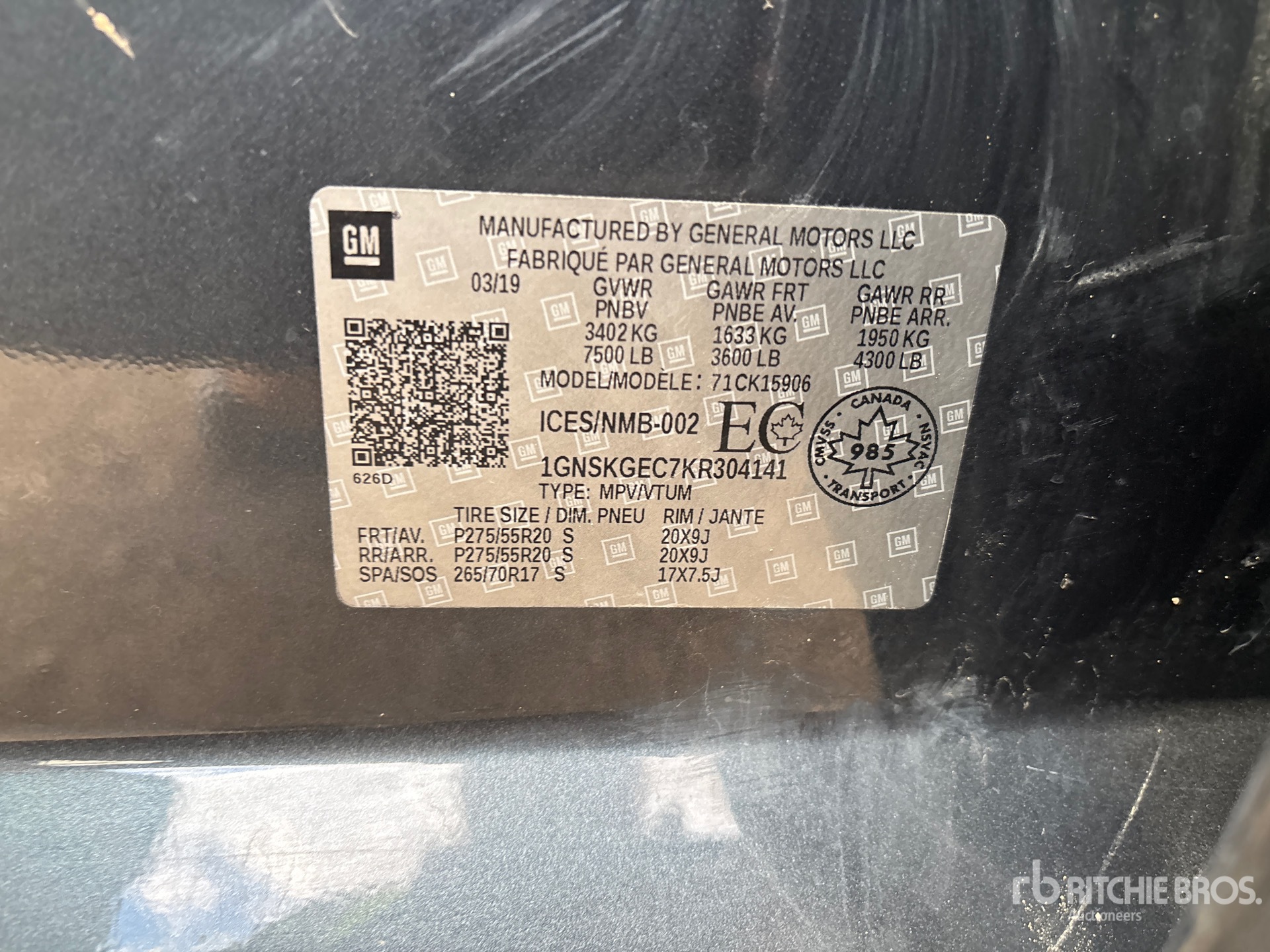 2019 Chevrolet SUBURBAN