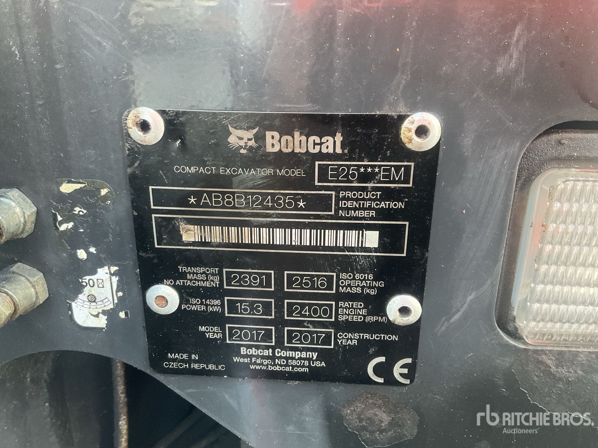 2017 Bobcat E25