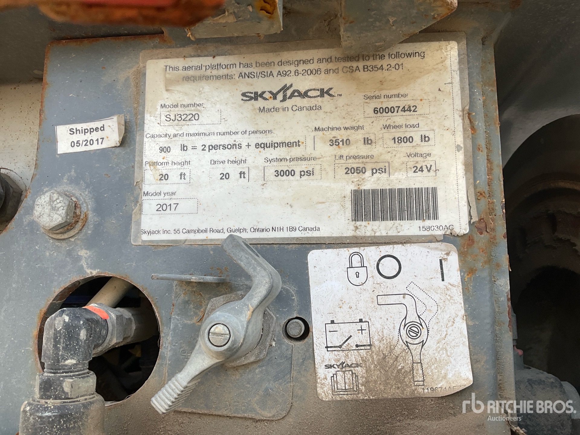 2017 Skyjack SJIII 3220