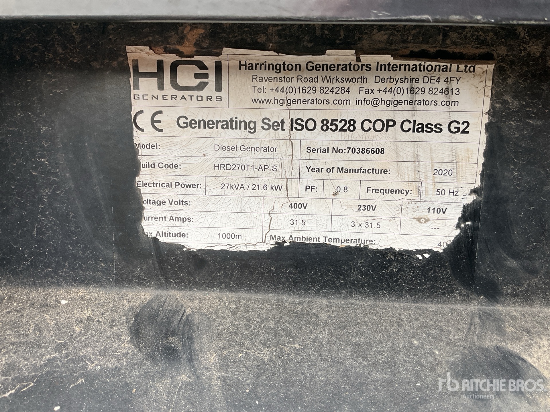 2020 Harrington HRD270T1-AP-S