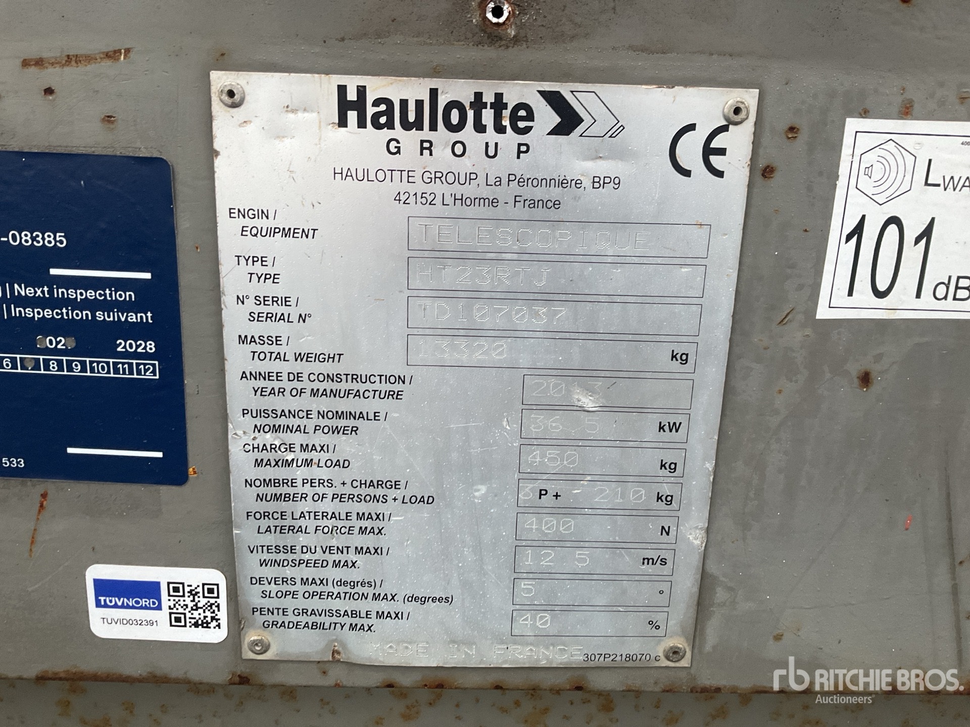 2013 Haulotte HT23RTJ