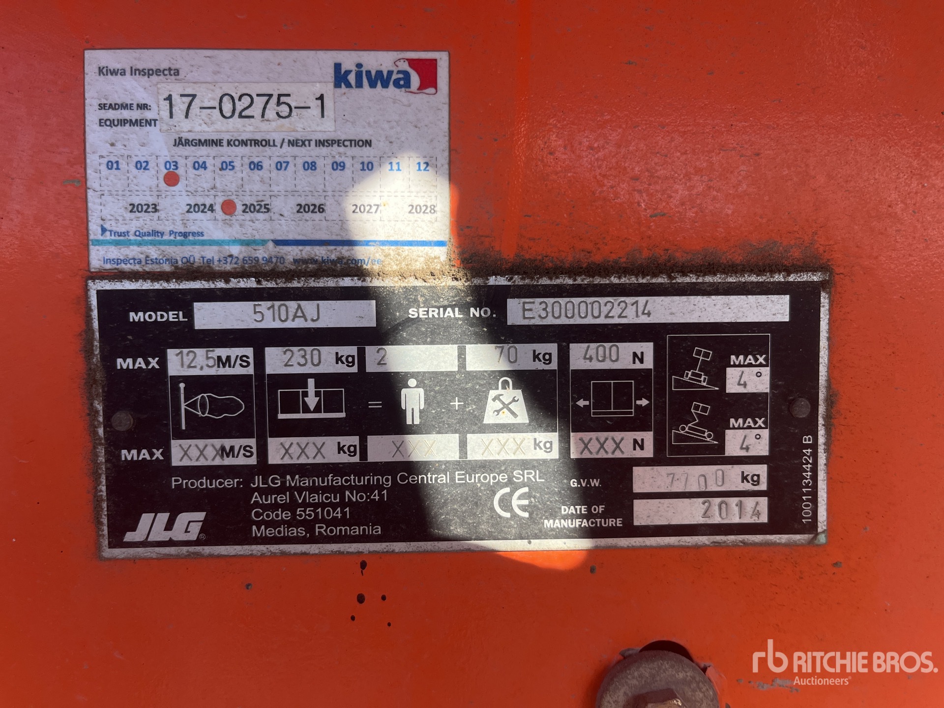 2014 JLG 510AJ