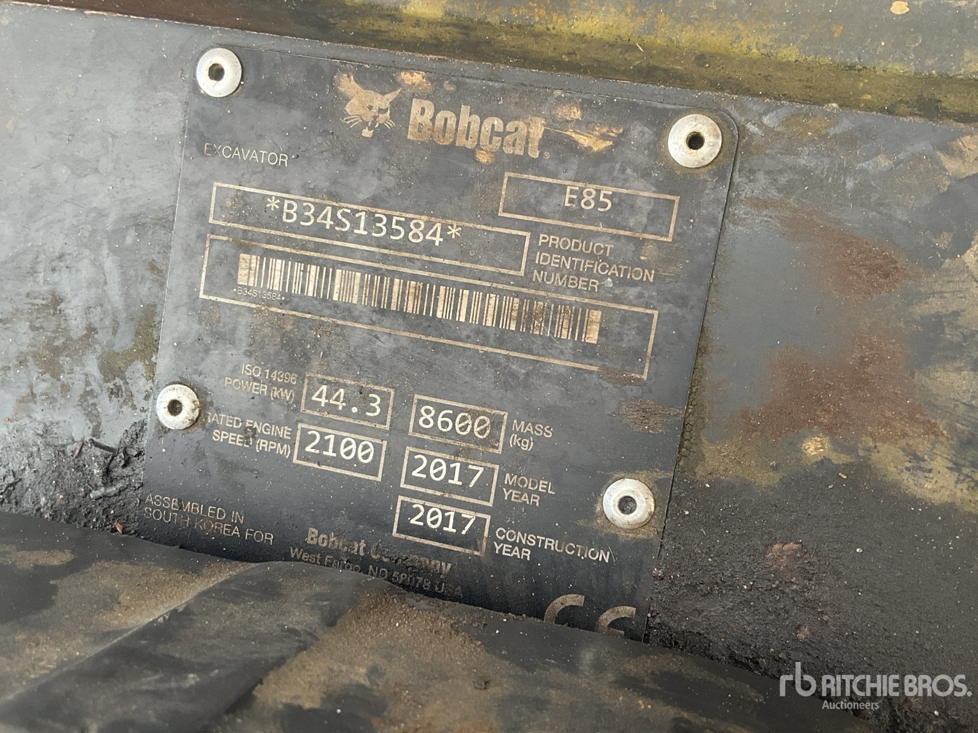 2017 Bobcat E85