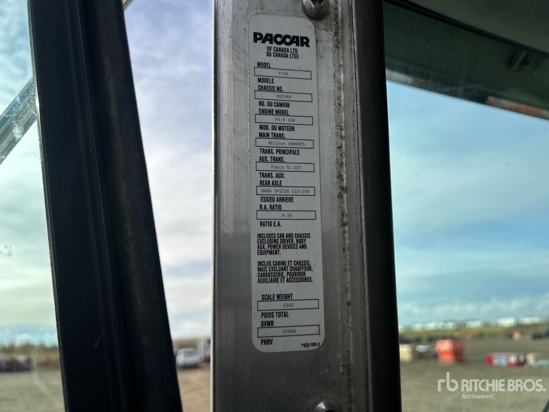 2019 Kenworth T370