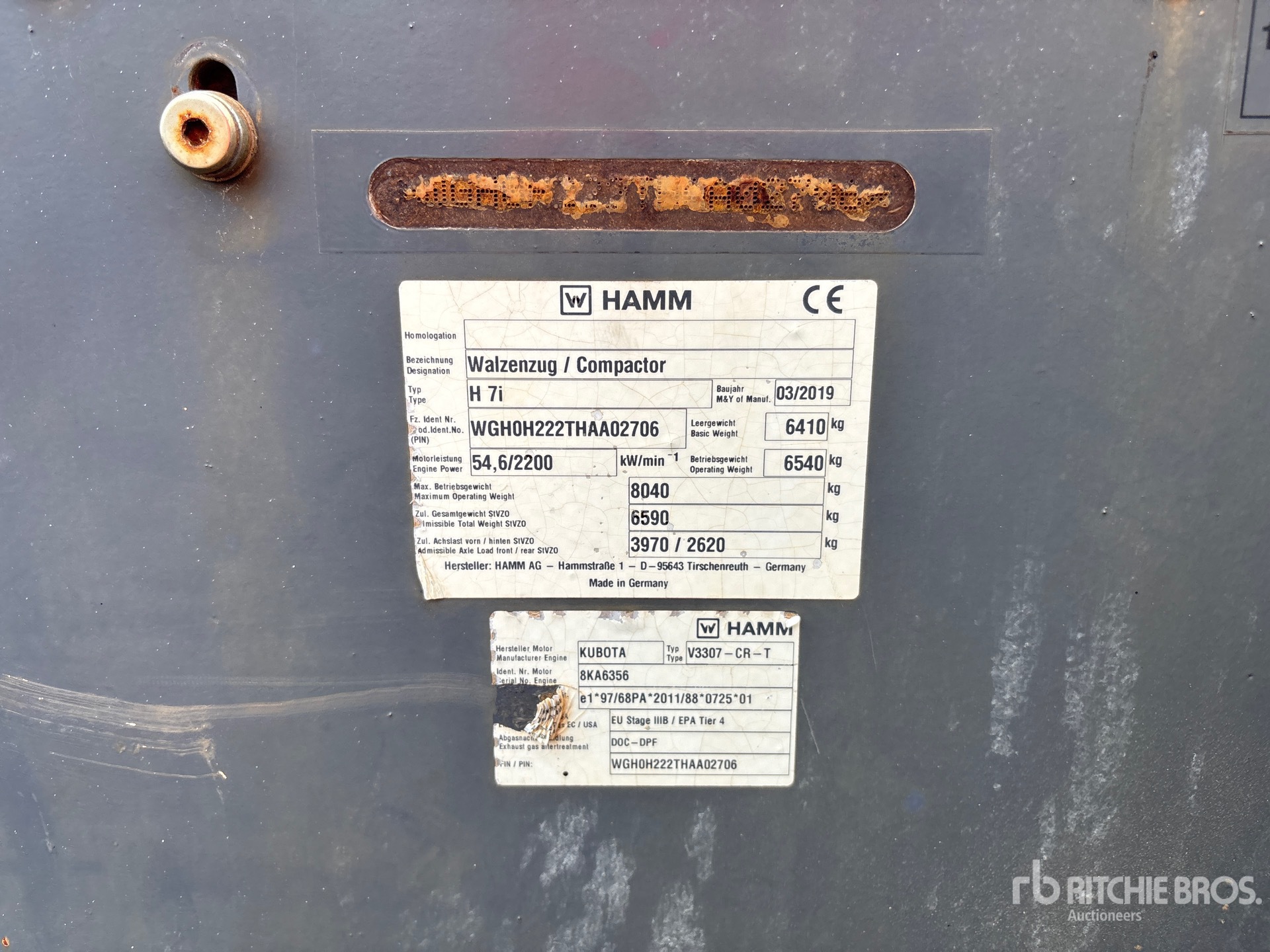 2019 Hamm H7I