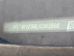 General Appearance with Frame Stamp Serial Number/VIN Photo