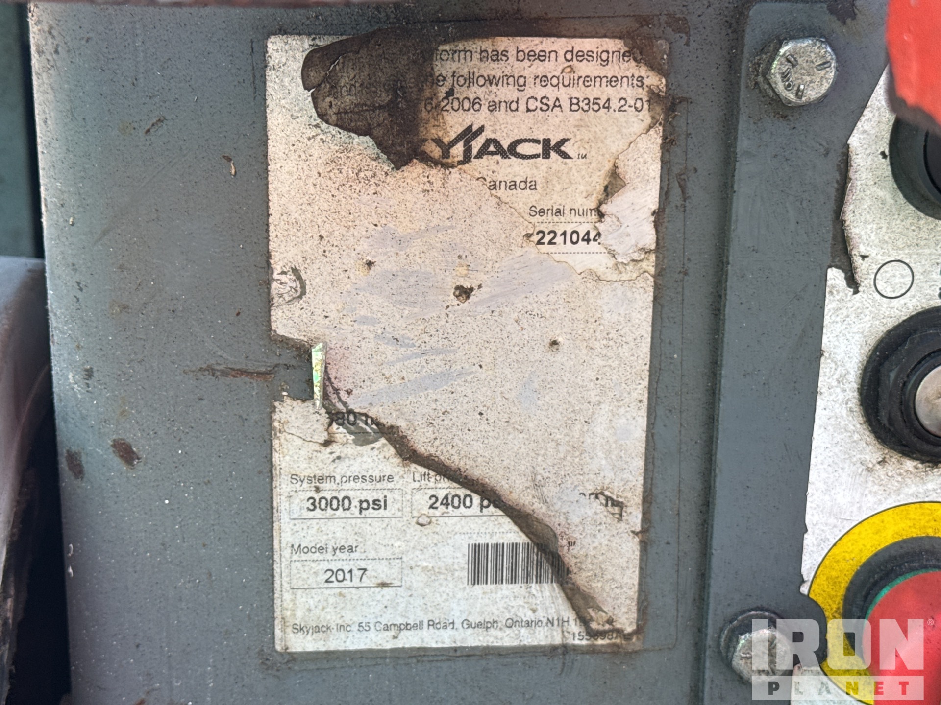 2017 Skyjack SJIII-3219