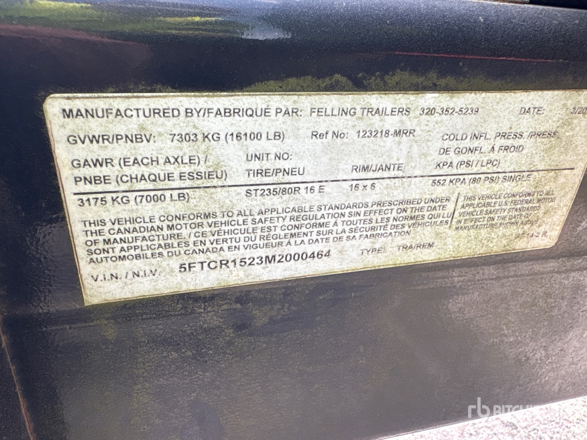 2021 Felling Trailers, Inc. T/A (1)