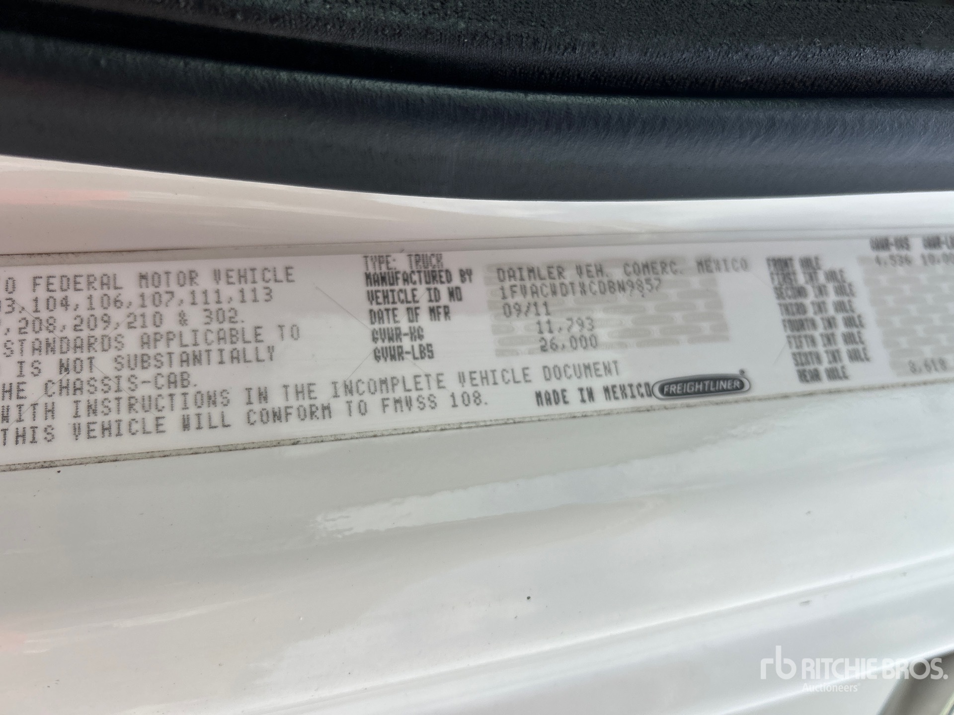 2012 Freightliner M2 106