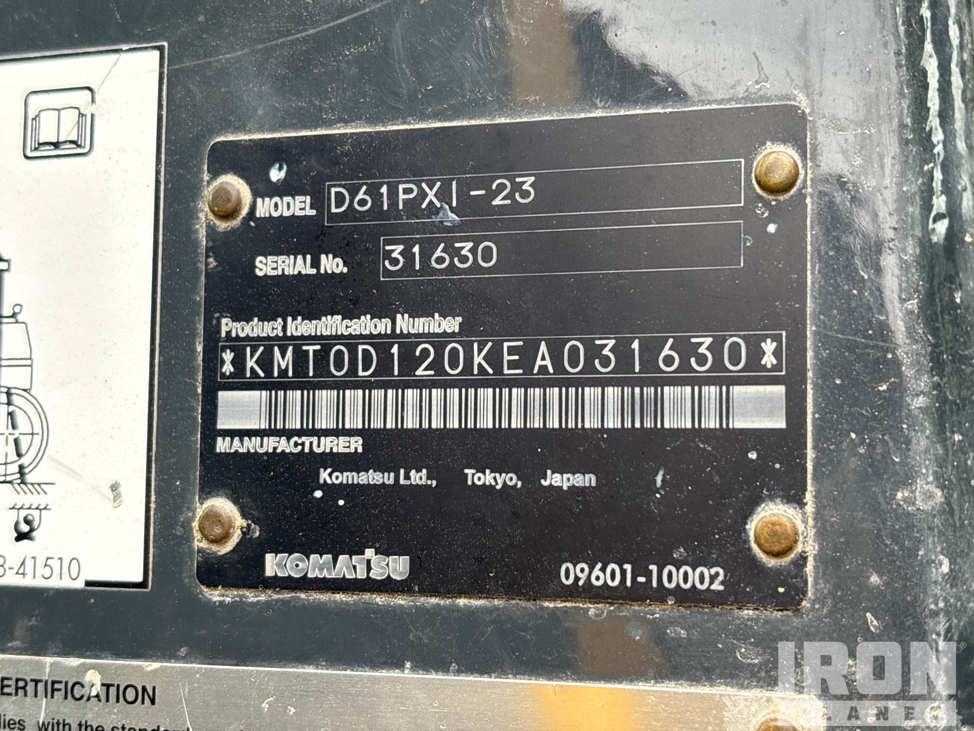 2015 Komatsu D61PXI-23