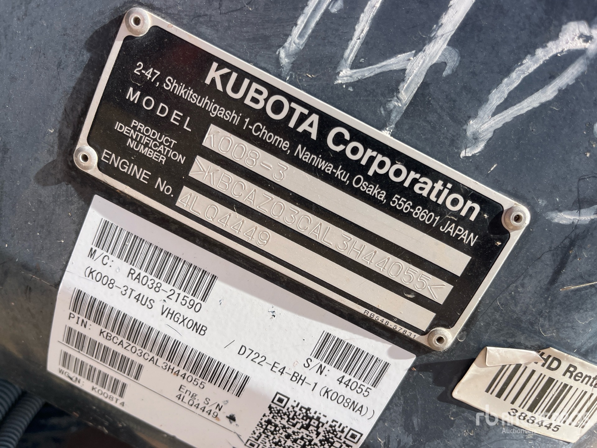 Kubota K008T4
