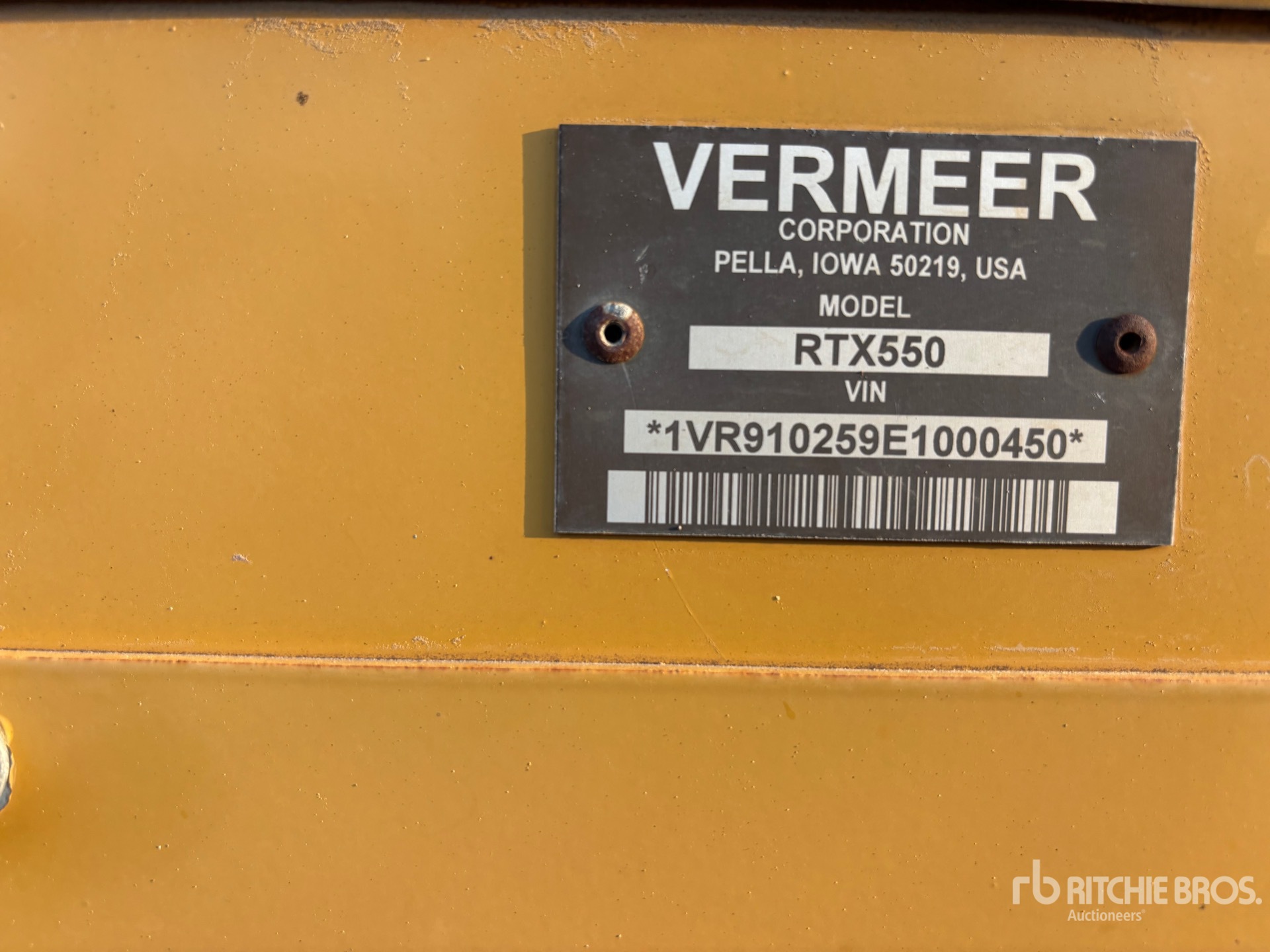 2014 Vermeer RTX550
