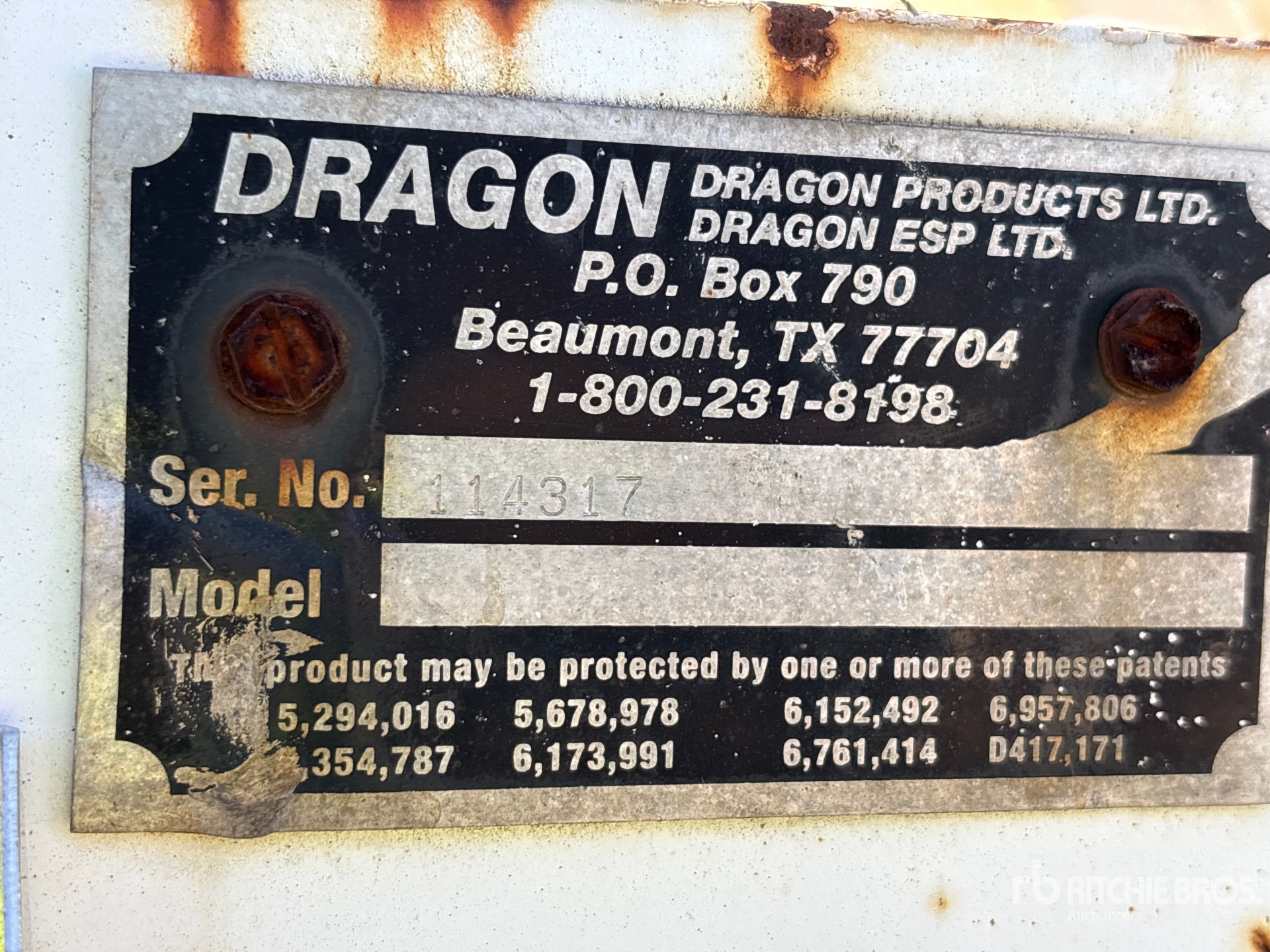 2012 Dragon 5460 gal T/A