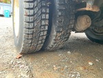 Underbody with Right Rear Drive Tires