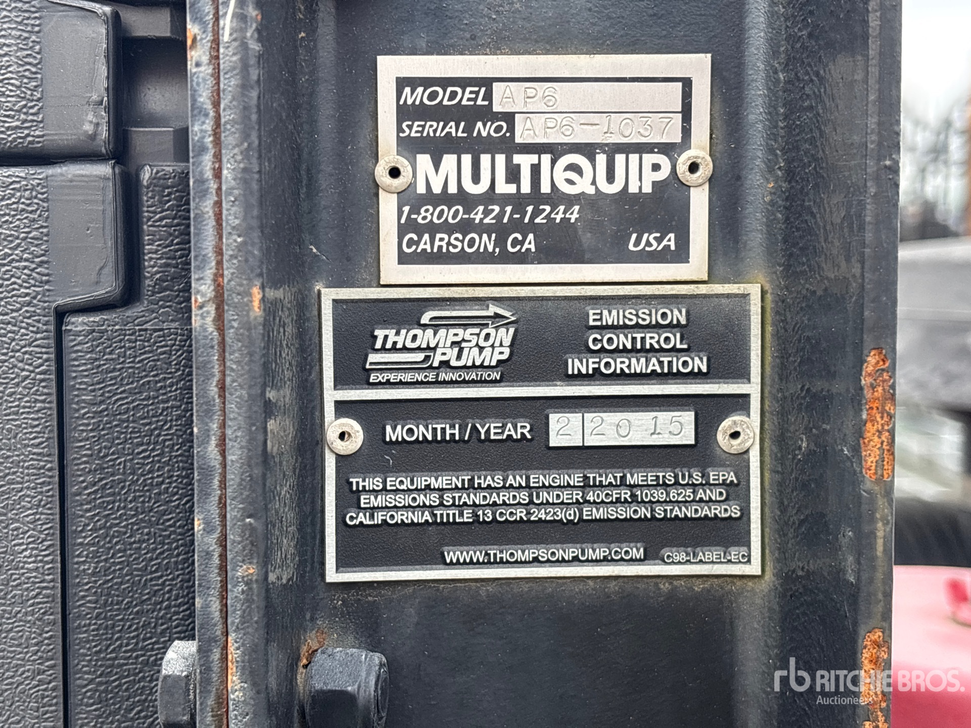 2015 Multiquip AP6