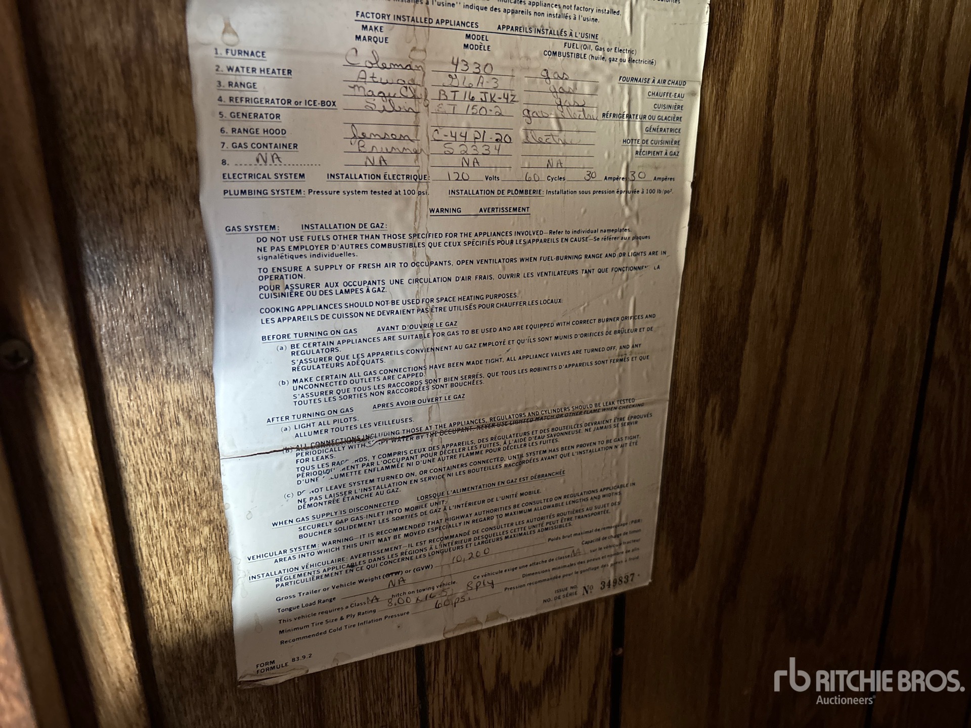 1979 Chevrolet ITASCA SUNDANCE