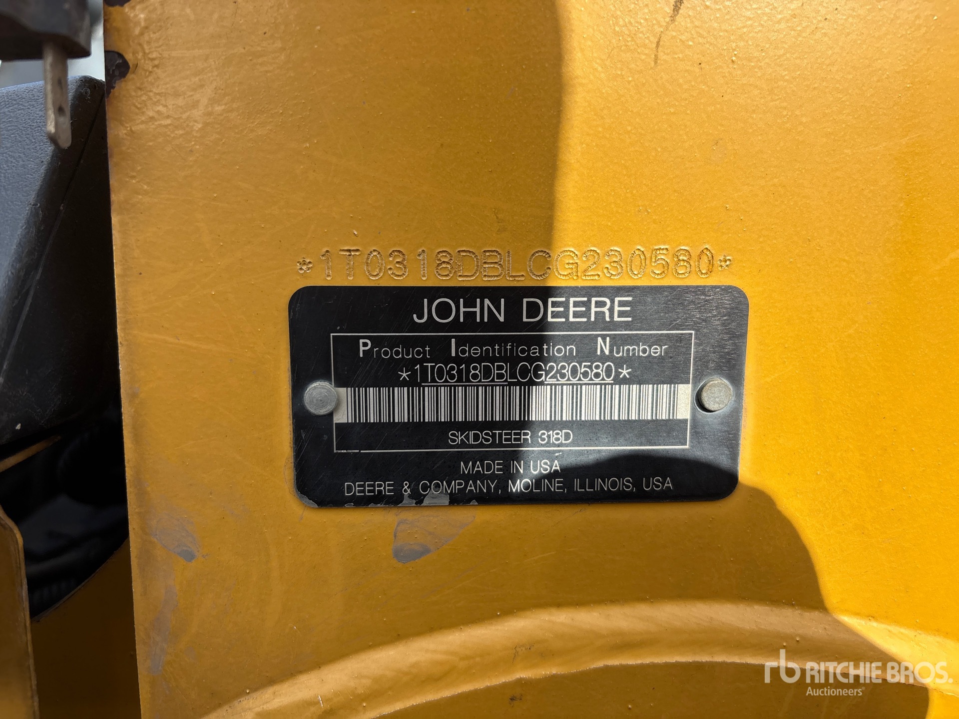 2012 John Deere 318D