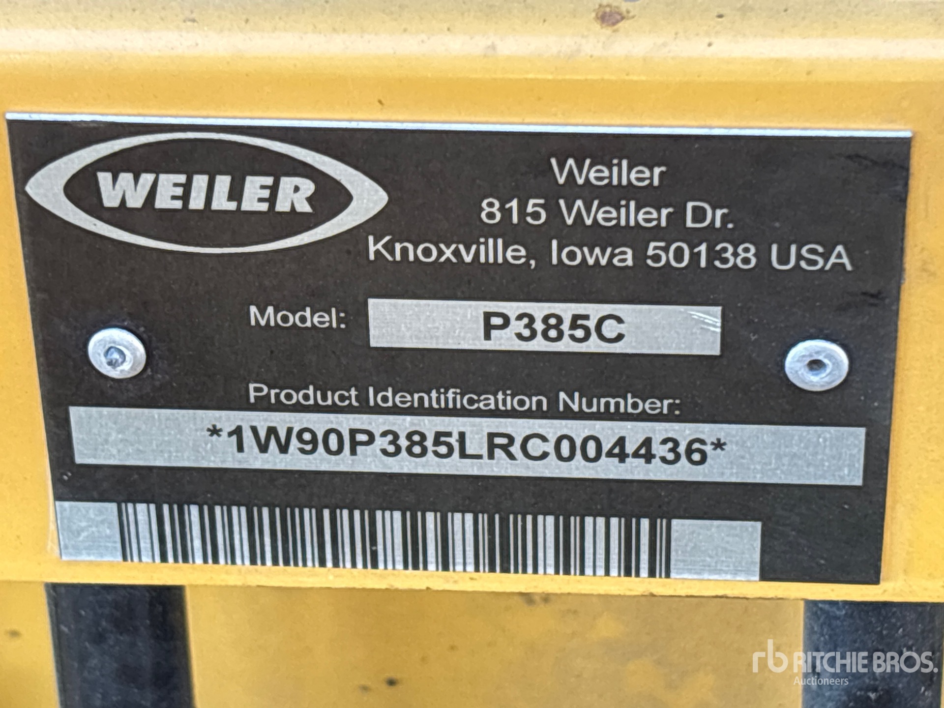 Weiler P385C