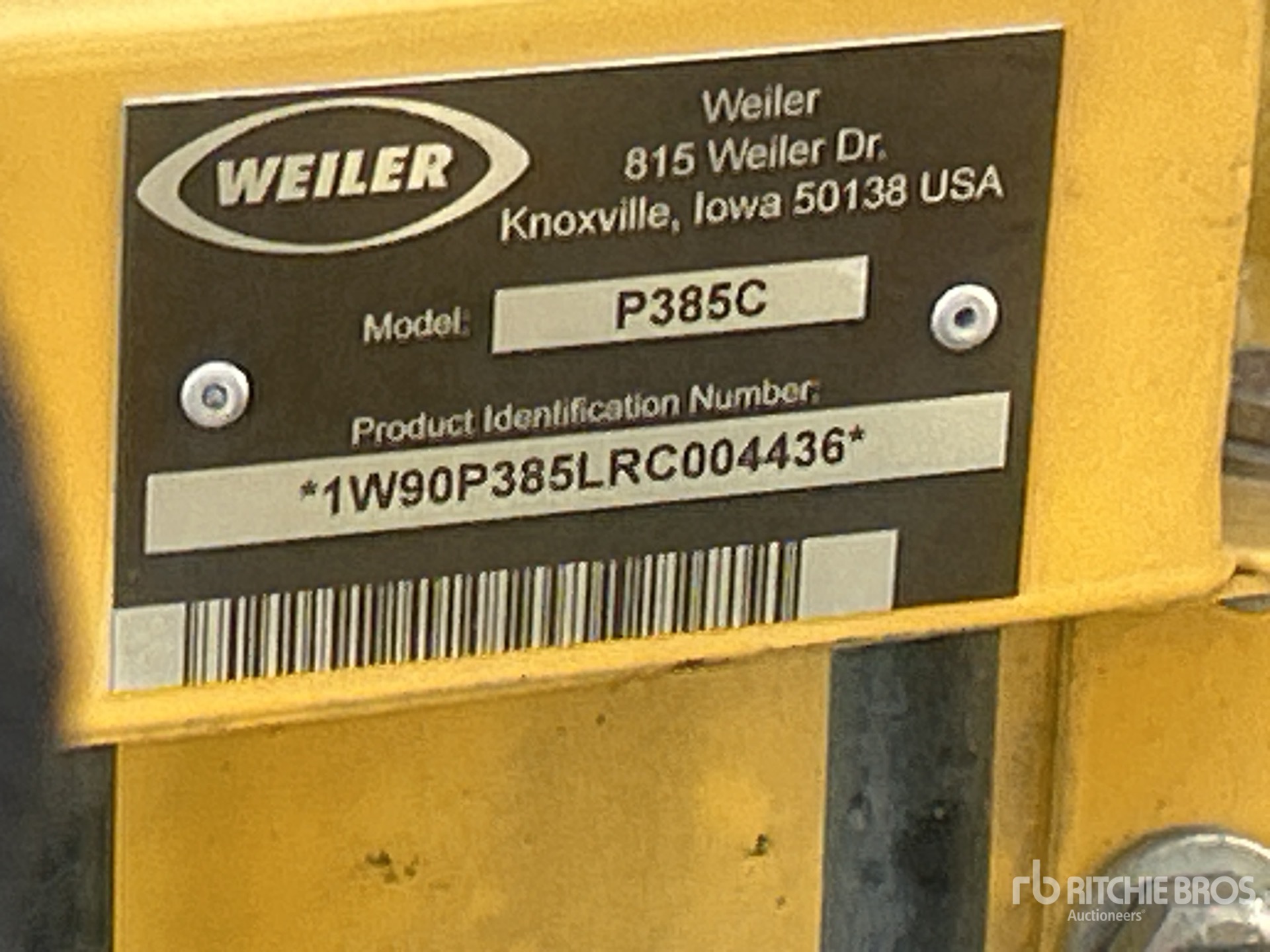 Weiler P385C