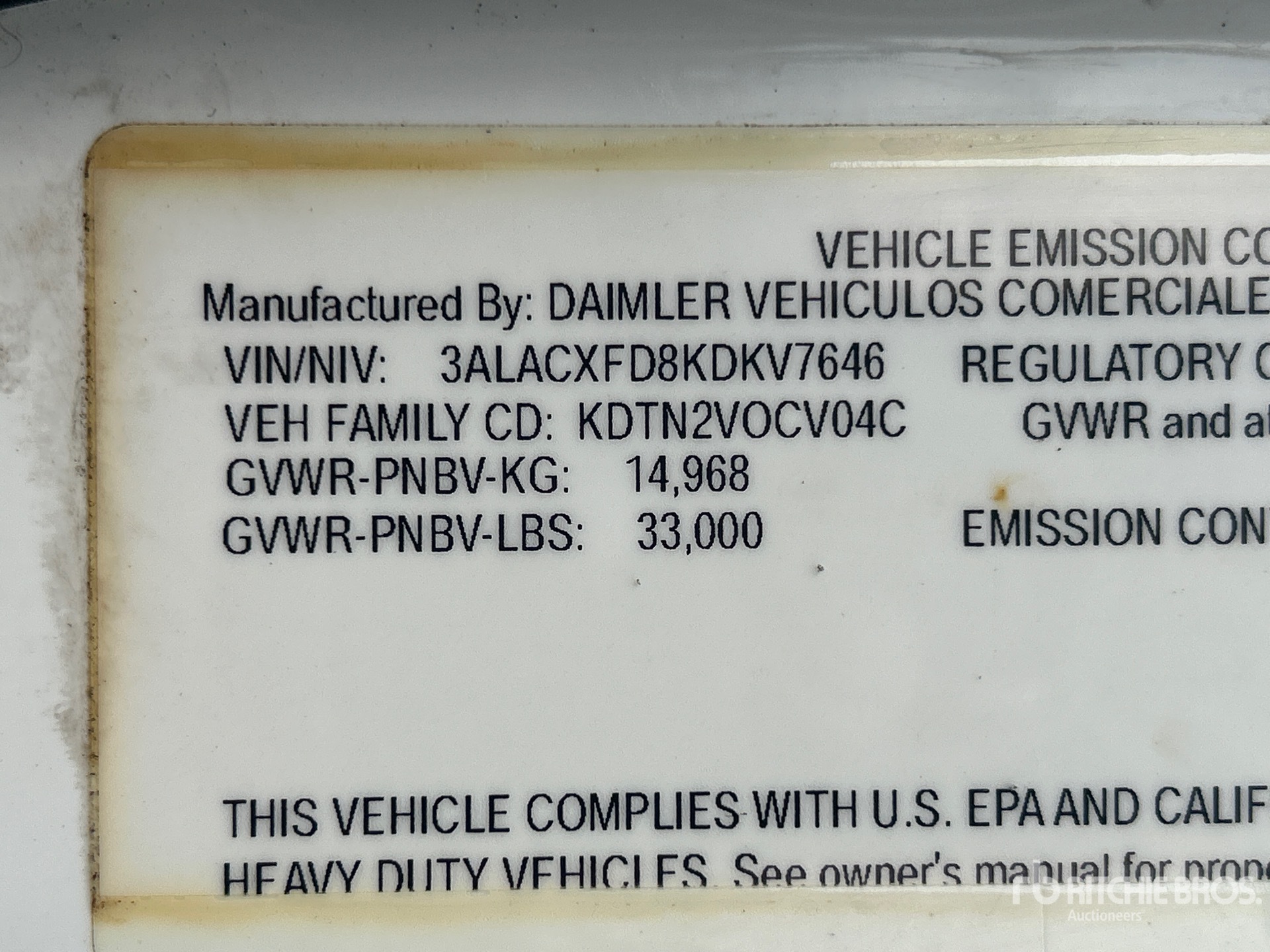 2019 Freightliner M2 106