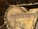 Undercarriage with Left Front Idler