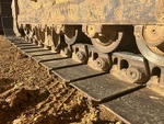 Undercarriage with Left Track Rollers