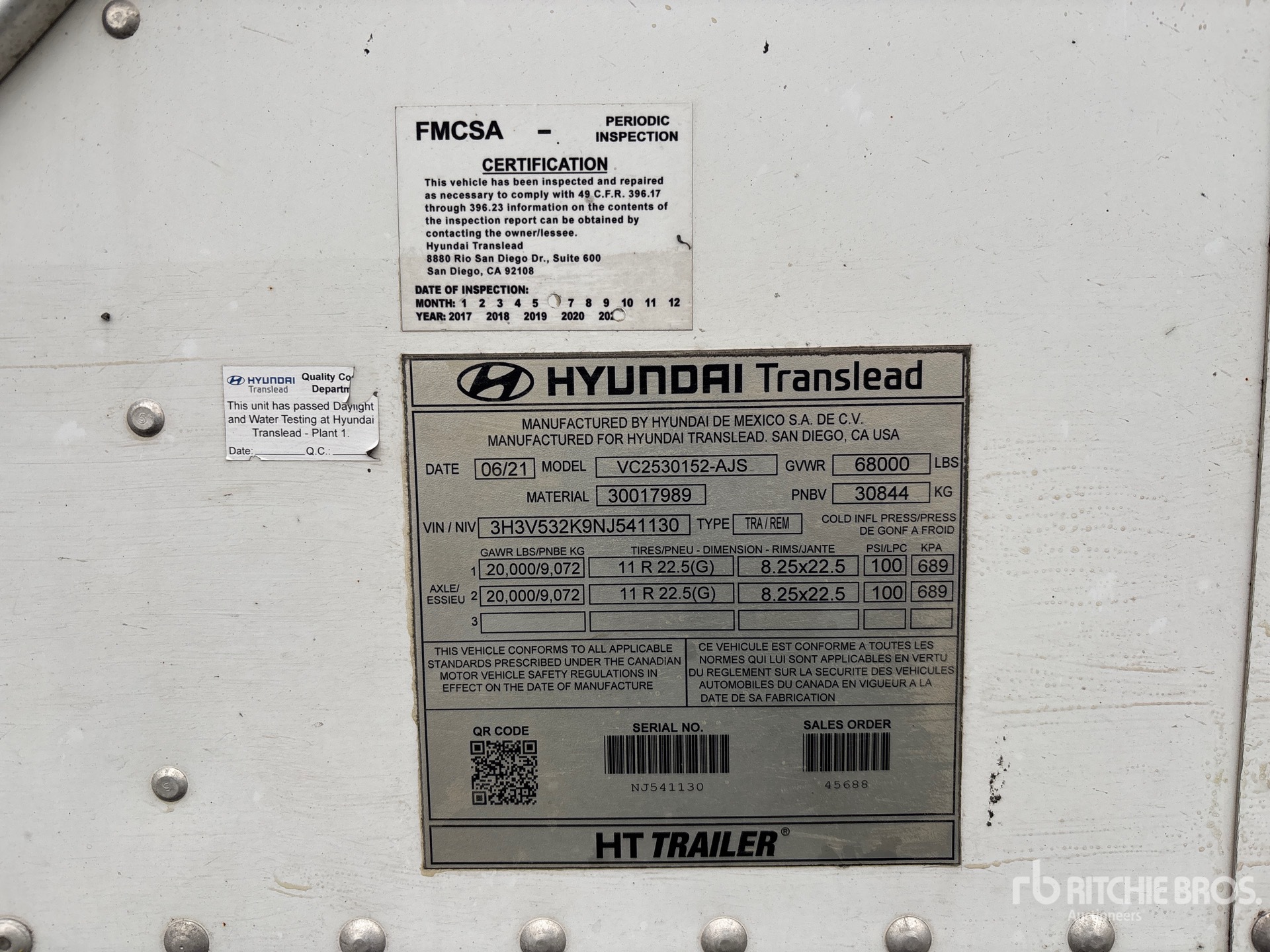 2022 Hyundai VC2530152-AJS